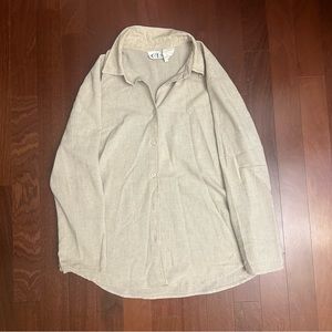 Vintage beige button up